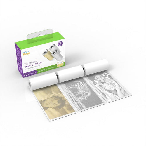 myFirst Insta Wi Thermal Sticker Transparent Gold Silver