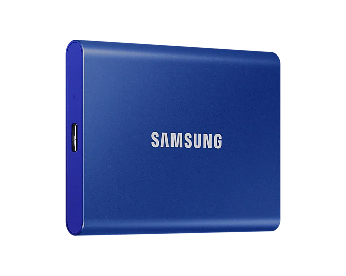 SAMSUNG T7 PORTABLE SSD 500GB (Indigo Blue) – Challenger Singapore