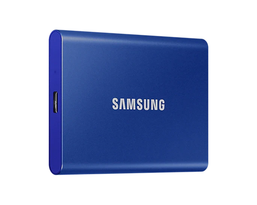 SAMSUNG T7 PORTABLE SSD  500GB (Indigo Blue)