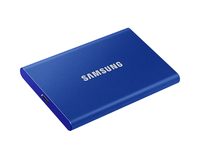 SAMSUNG T7 PORTABLE SSD  500GB (Indigo Blue)