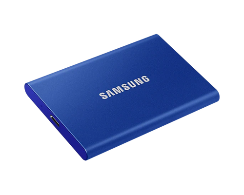 SAMSUNG T7 PORTABLE SSD  500GB (Indigo Blue)