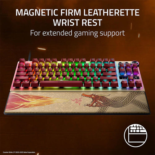 Razer Huntsman V3 Pro TKL 8KHz Wired Gaming Keyboard (Counter-Strike 2 Edition)