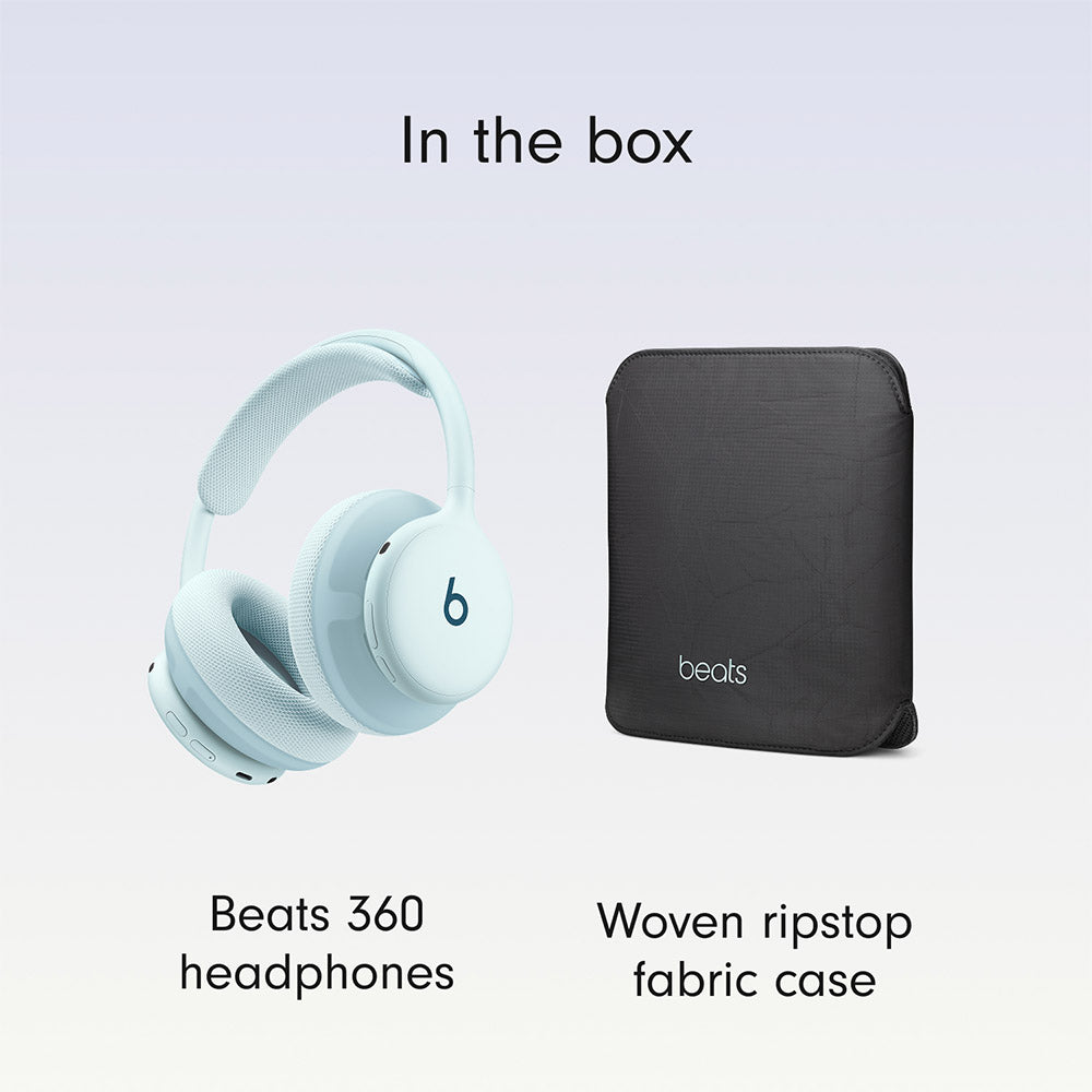 Beats 360 Over-Ear Headphones Sky with Sky Knit Cushions