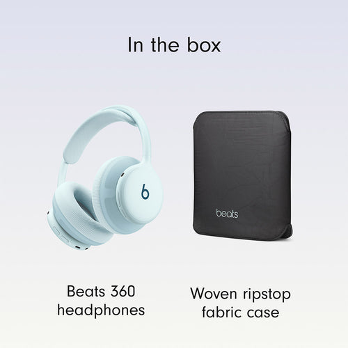 Beats 360 Over-Ear Headphones Sky with Sky Knit Cushions