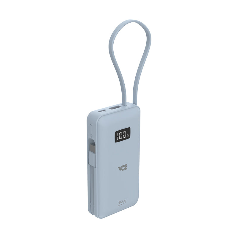 VCE VE-PD26 PD35W 10000mAh Power Bank (Blue)