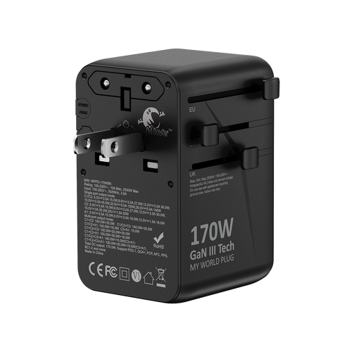 RedMonster World Plug GaN 170 PD170W Travel Adapter