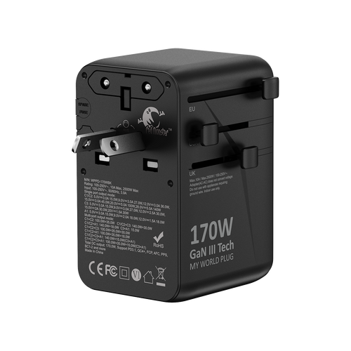 RedMonster World Plug GaN 170 PD170W Travel Adapter