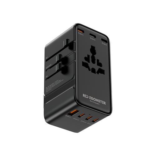 RedMonster World Plug GaN 205 PD 205W Travel Adapter