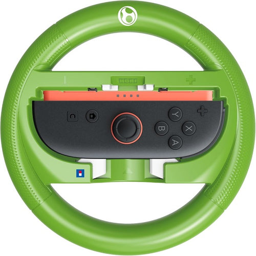 HORI Mario Kart Racing Wheel Attachment for Nintendo S2-Yoshi