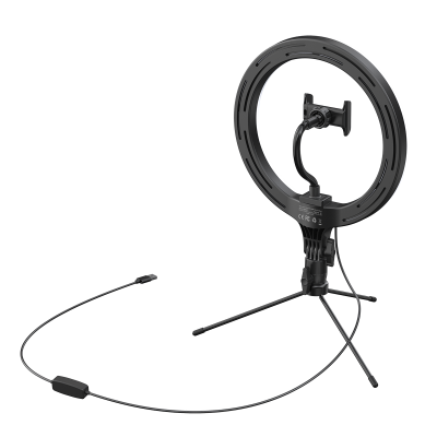 Baseus CRZB10-A01 Selfie LED Ring Light with Tripod & Holder