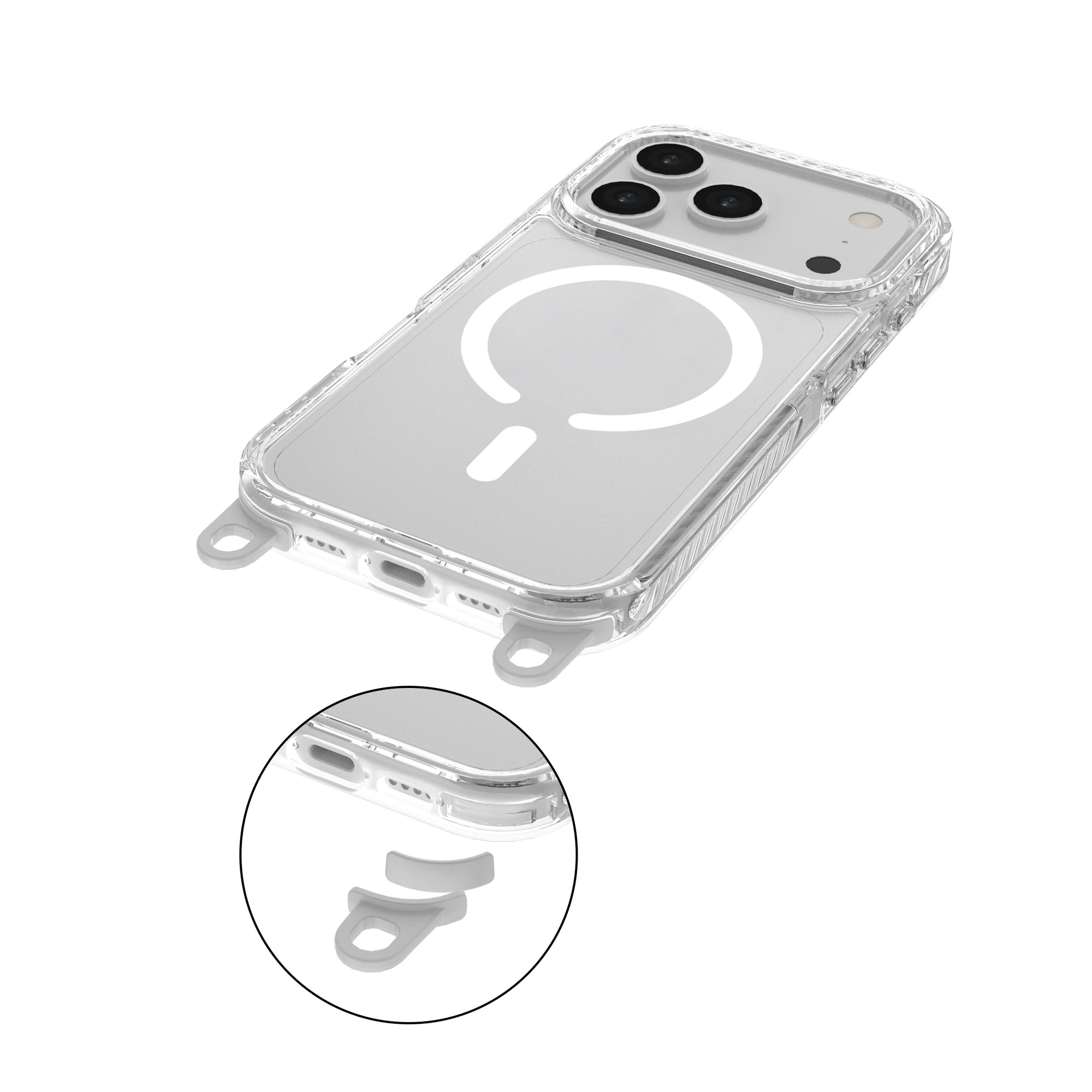 Redmonster iPhone 17 Pro 6.3 (2025) Gassan M Strap White