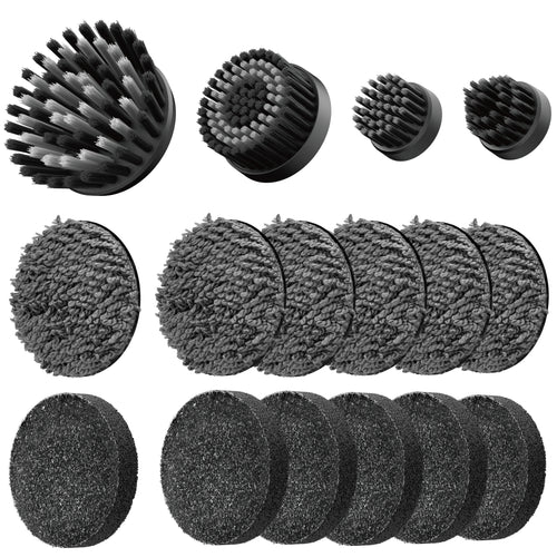 HOTO HOE0023GL Wand 16-Piece Brush Head Variety Kit