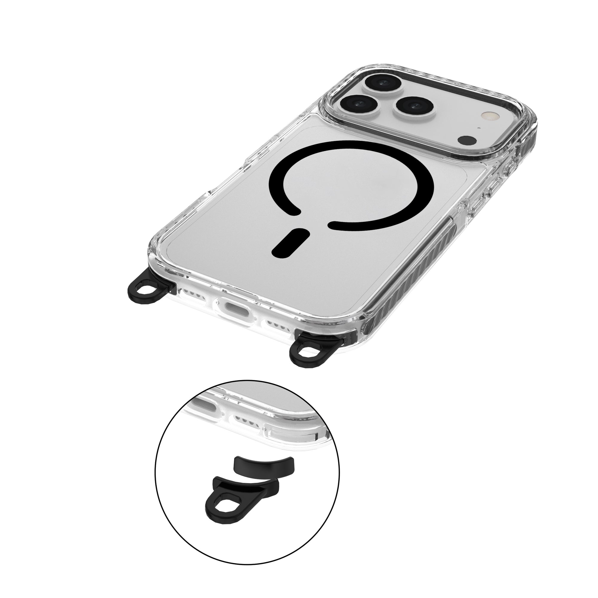 Redmonster iPhone 17 Pro 6.3 (2025) Gassan M Strap Black