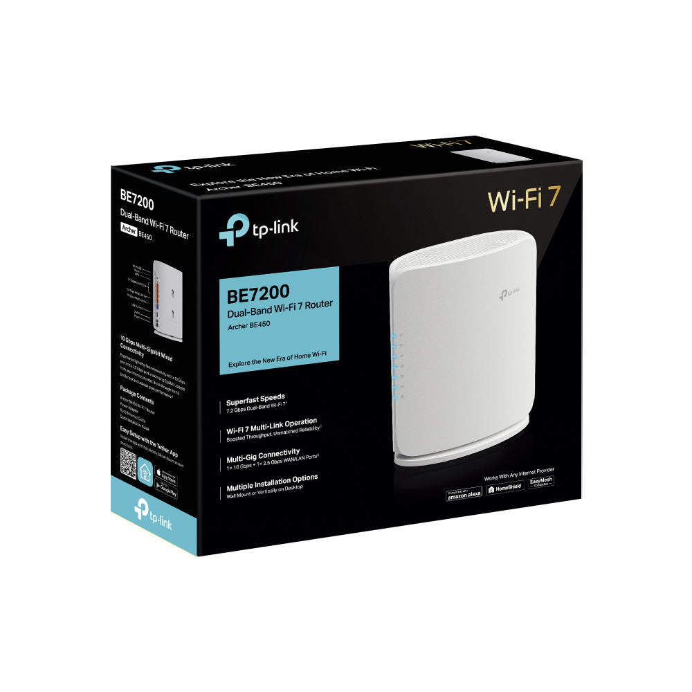 TP-Link Archer BE450 BE7200 Dual-Band Wi-Fi 7 Router – Challenger