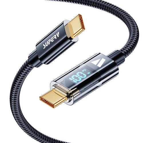 SuperV RT4-200-BK C to C Digital Display Cable 2M (Black)