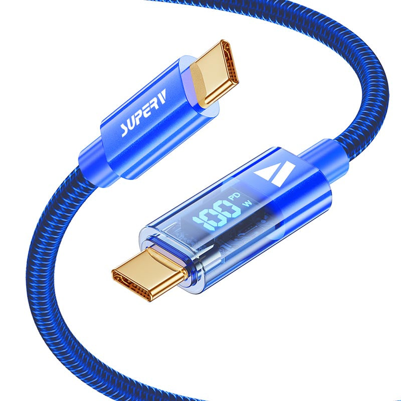 SuperV RT4-200-BL C to C Digital Display Cable 2M (Blue)