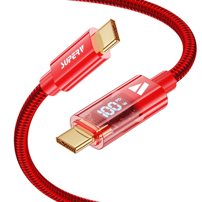SuperV RT4-200-RD C to C Digital Display Cable 2M (Red)