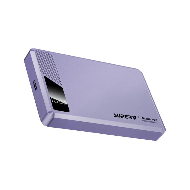 SuperV Power42 10000mAh Wireless Power Bank with Digital Display