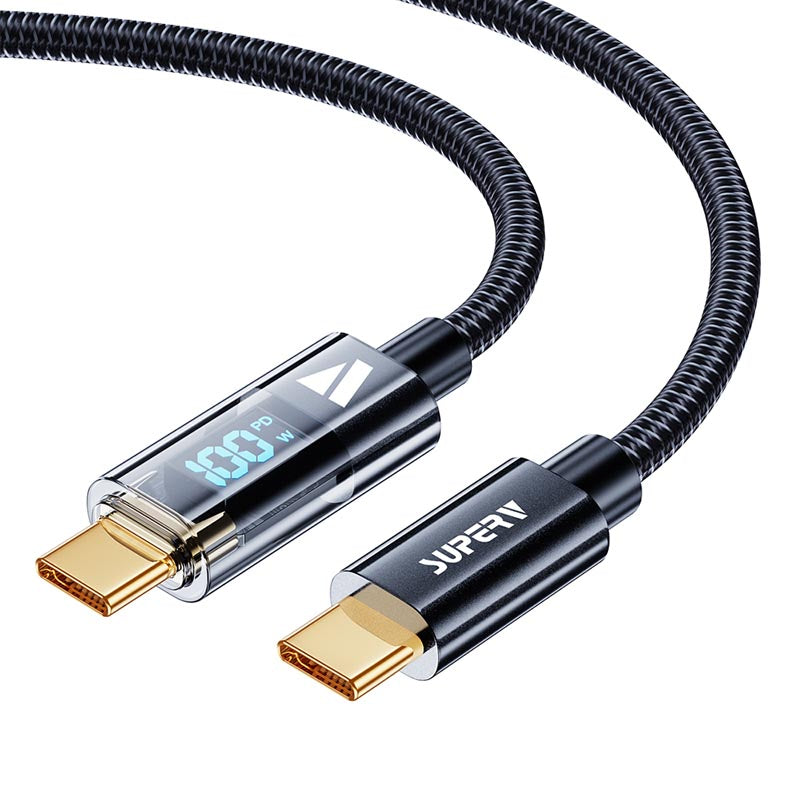 SuperV RT4-30 -BK C to C Digital Display Cable 30cm (Black)