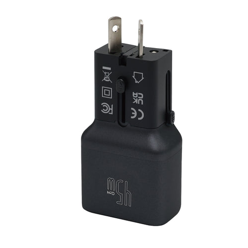 Valore PD45W Universal Travel Adaptor Black (UTA-014-BK)