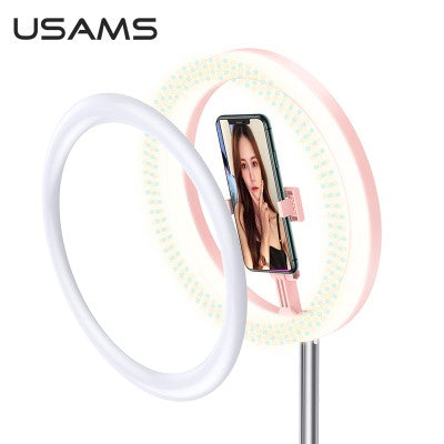 Usams US-ZB120 Selfie LED Ring Light with Tripod & Holder