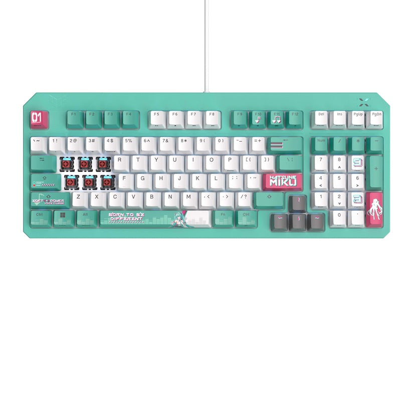Asus TUF Gaming K3 Gen II Miku Keyboard Blue