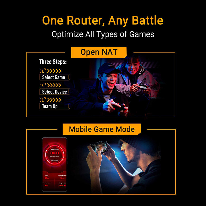Asus TUF Gaming BE9400 Wi-Fi 7 Tri Band Extendable Gaming Router