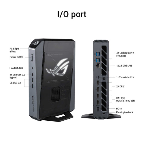 Asus NUC ROG GR70 Mini PC GR70-N90038AN - R9 9955HX3D 32GB 1TB RTX5070