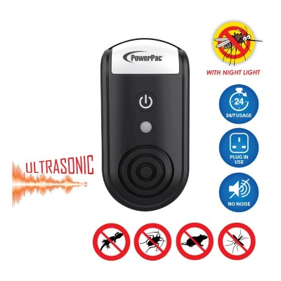 PowerPac PP306 Ultronic Repeller with Night Light Mosquito