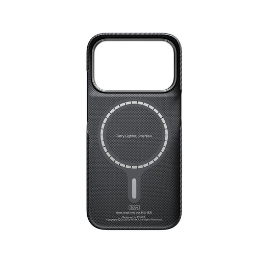 PITAKA PT-KI1801P Edge Case for iPhone 18 Pro - Black/Grey (Twill)