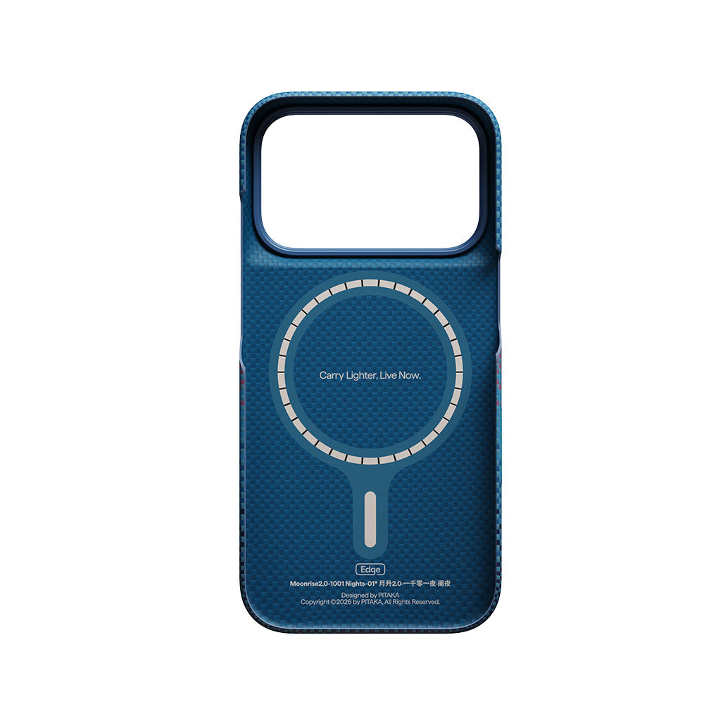 PITAKA PT-KI1803P Edge Case for iPhone 18 Pro - Night Midnight