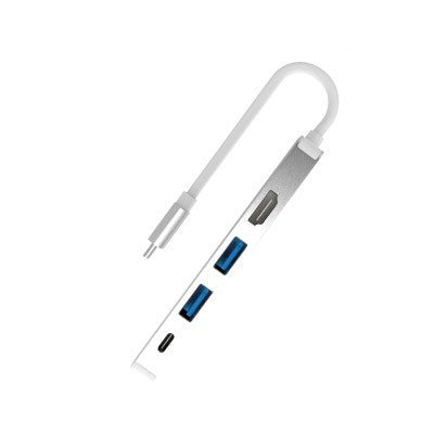 Kucipa H57 Type-C to HDMI 4 in 1 Adapter (Silver)