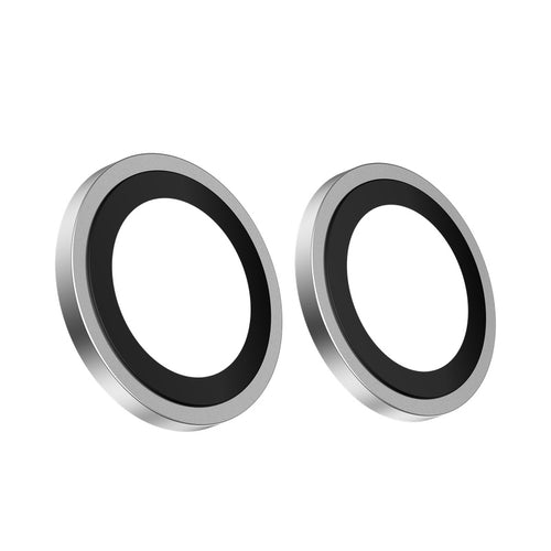 Devia iPhone Duo Peak Series Diamond Hardness Anti-Reflection Lens Protector - Silver
