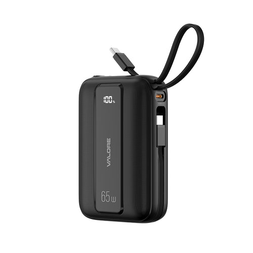 Valore PD65W 20000mAh Power Bank CCC Certified (PD41) - Black