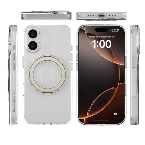 Redmonster iPhone 17 6.3 (2025) Gassan M 360 Gun Metal