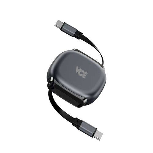 VCE VE-TC19 PD240W Retractable USB-C to USB-C Cable