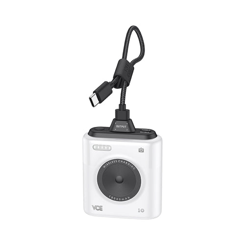 VCE VE-PD29 PD20W 10000mAh Mini Wireless Power Bank (White)