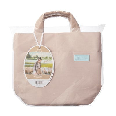 Elecom OFFTOCO Mini Tote Bag 2-way Bottle Holder / Stand (Sand Beige)