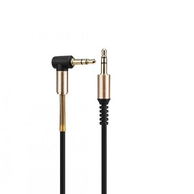 Hoco UPA02 AUX Spring Audio Cable Black