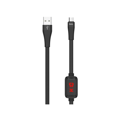 Hoco S4 USB A to Micro USB Charging Cable 1.2M (Black)