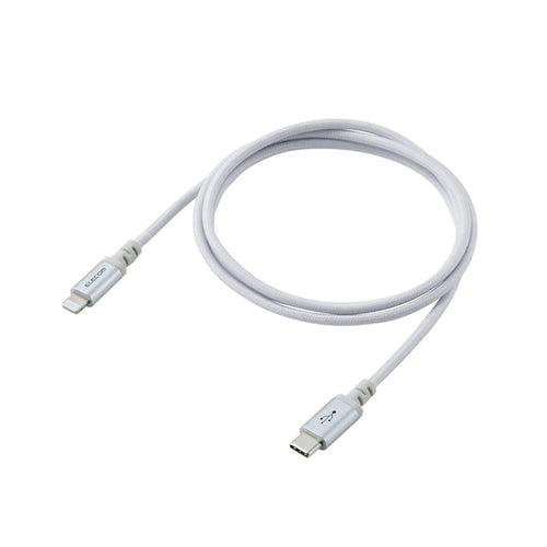 Elecom MPA-Class10WH 1m USB-C to Lightning Cable White