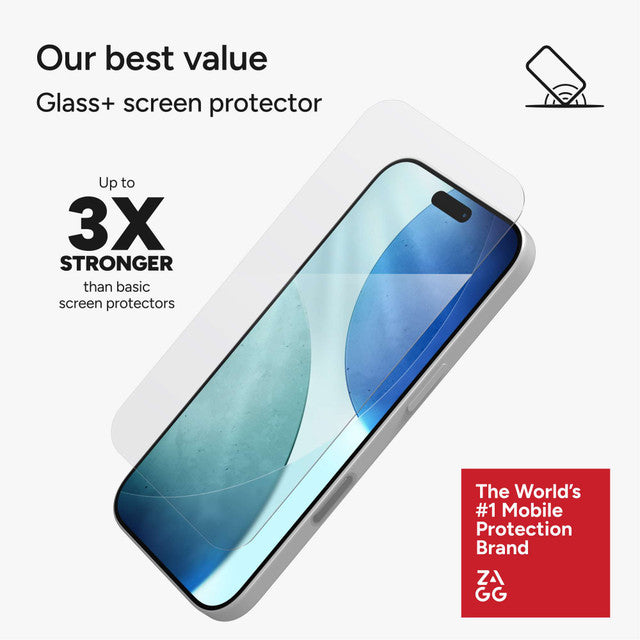 ZAGG iPhone 17 6.3 (2025)Glass Plus Edge SCR ZG-100119396