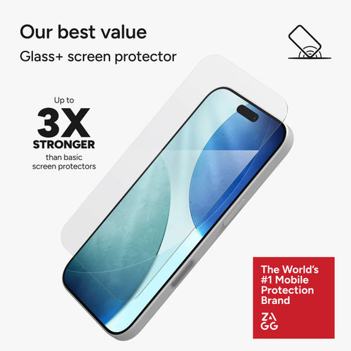 ZAGG iPhone 17 6.3 (2025)Glass Plus Edge SCR ZG-100119396