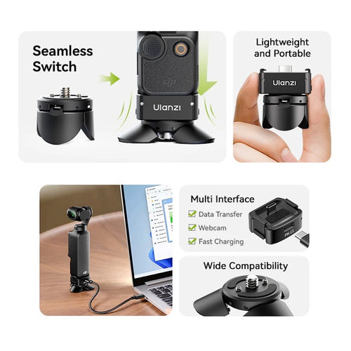Ulanzi PK-11 DJI Pocket 3 USB-C Arri Locating Base