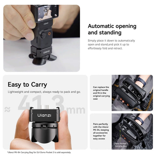 Ulanzi PK-11 DJI Pocket 3 USB-C Arri Locating Base