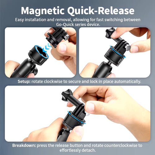 Ulanzi ZJ-01 Suction Cup Mount for Phone and Action Camera