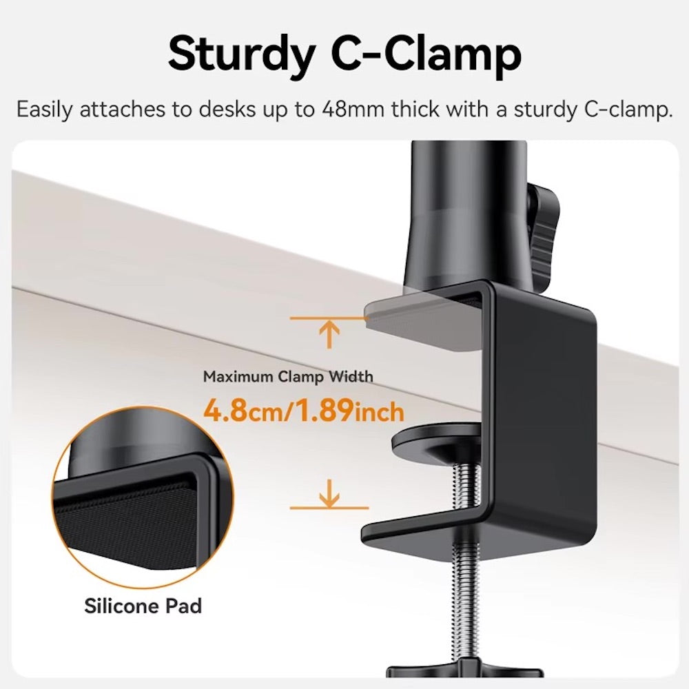 Ulanzi ZJ-02 Camera Desk Mount with Holding Arm