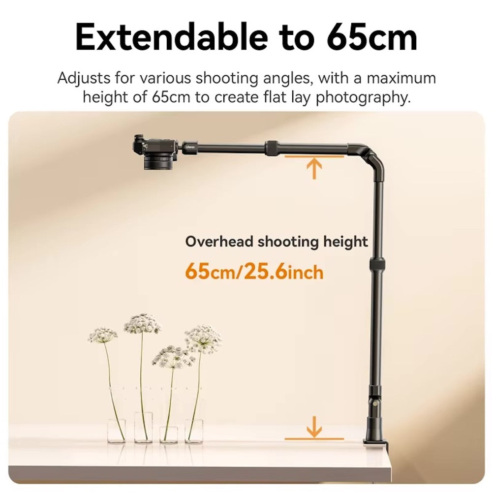 Ulanzi ZJ-02 Camera Desk Mount with Holding Arm