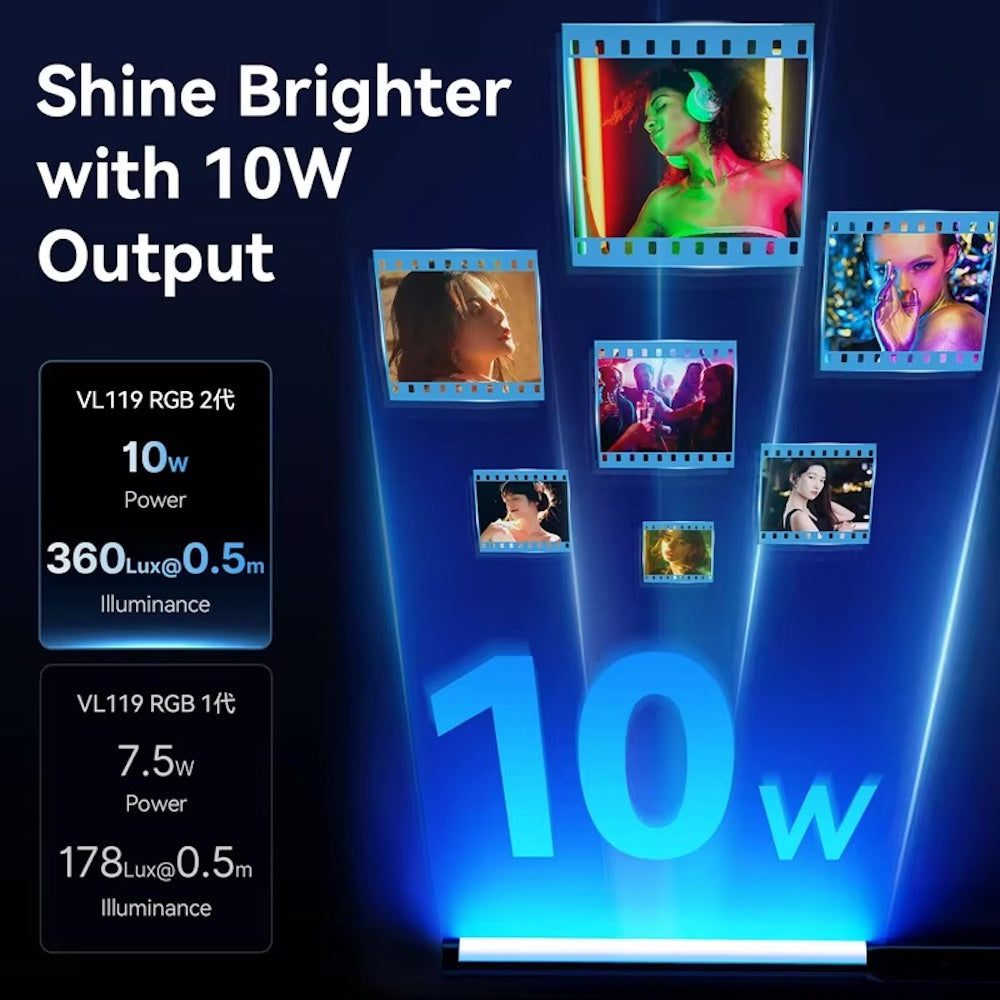 Ulanzi VL-119 10W RGB Tube Light Wand
