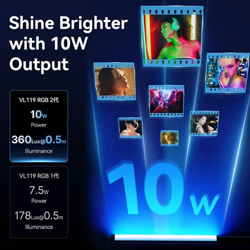 Ulanzi VL-119 10W RGB Tube Light Wand